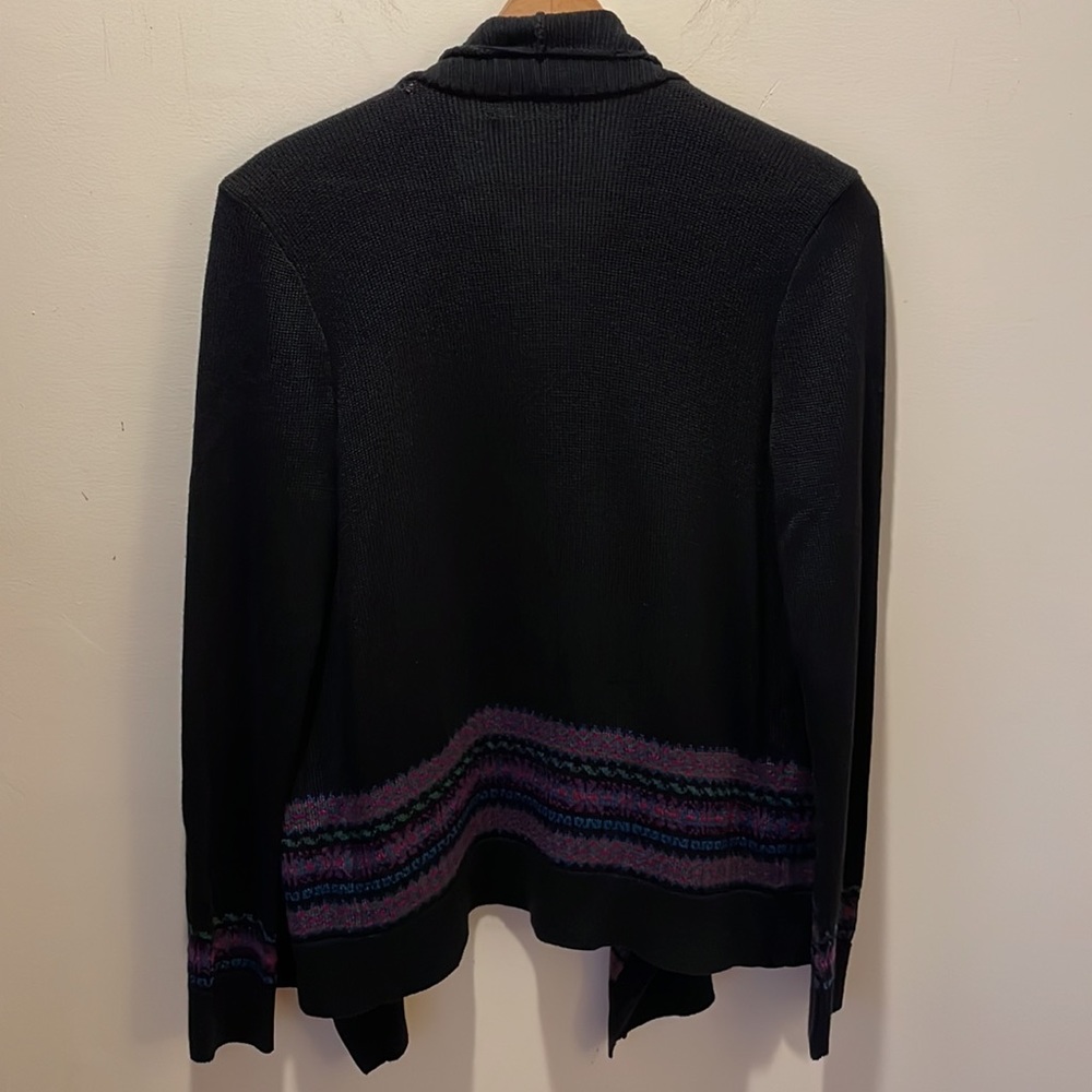 LAUREN Ralph Lauren Black Label open front cardigan Size Large, NWT - Picture 6 of 14